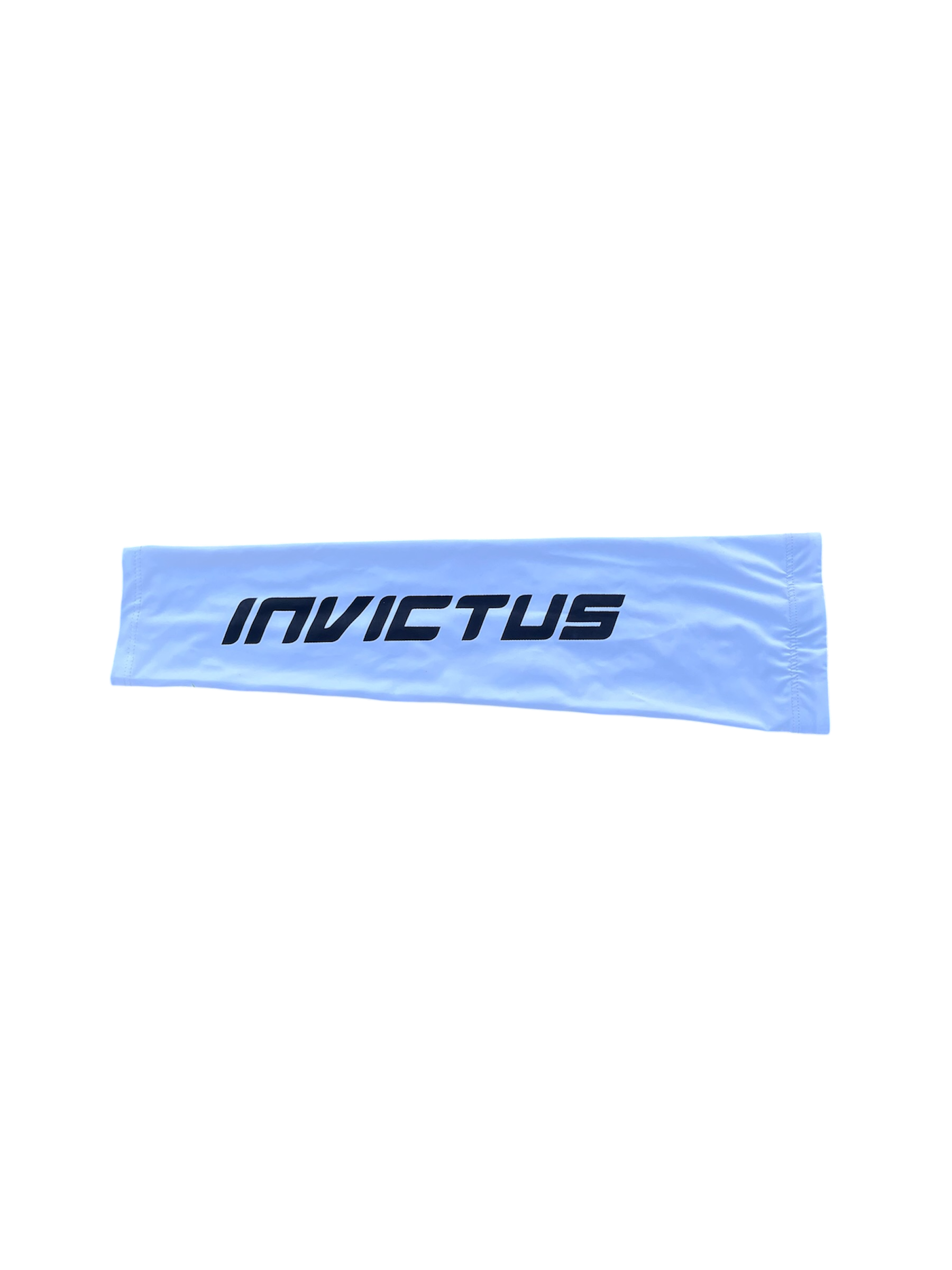 White Big Logo Invictus Sports Arm Sleeve