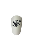 White Invictus Logo Mini Shin Guards