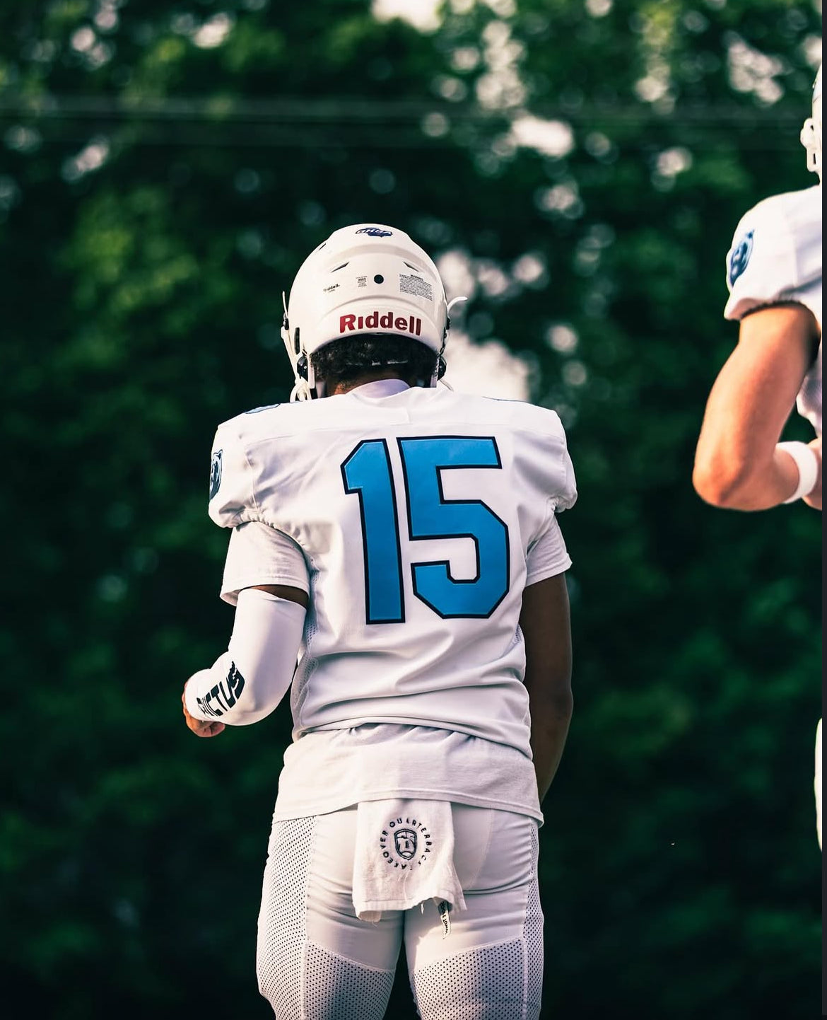 White Big Logo Invictus Sports Arm Sleeve