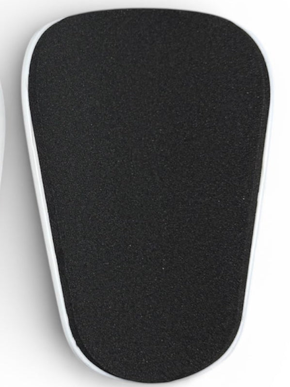 White Invictus Logo Mini Shin Guards