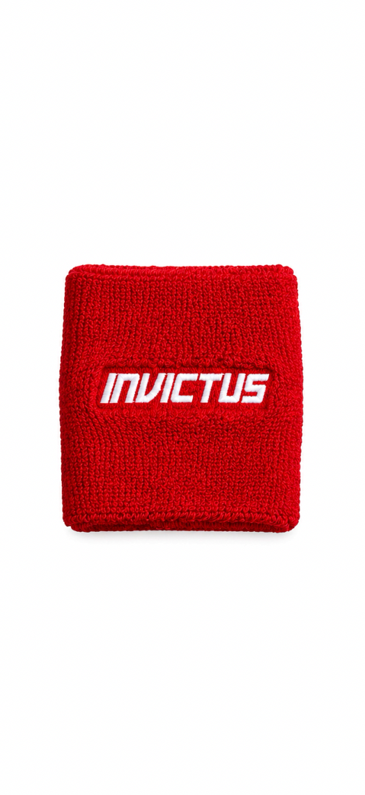 “INVICTUS” Red Armbands (2 Pack)