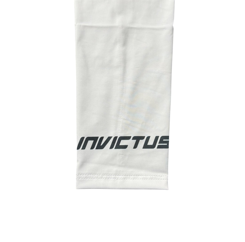 White Invictus Arm Sports Sleeve