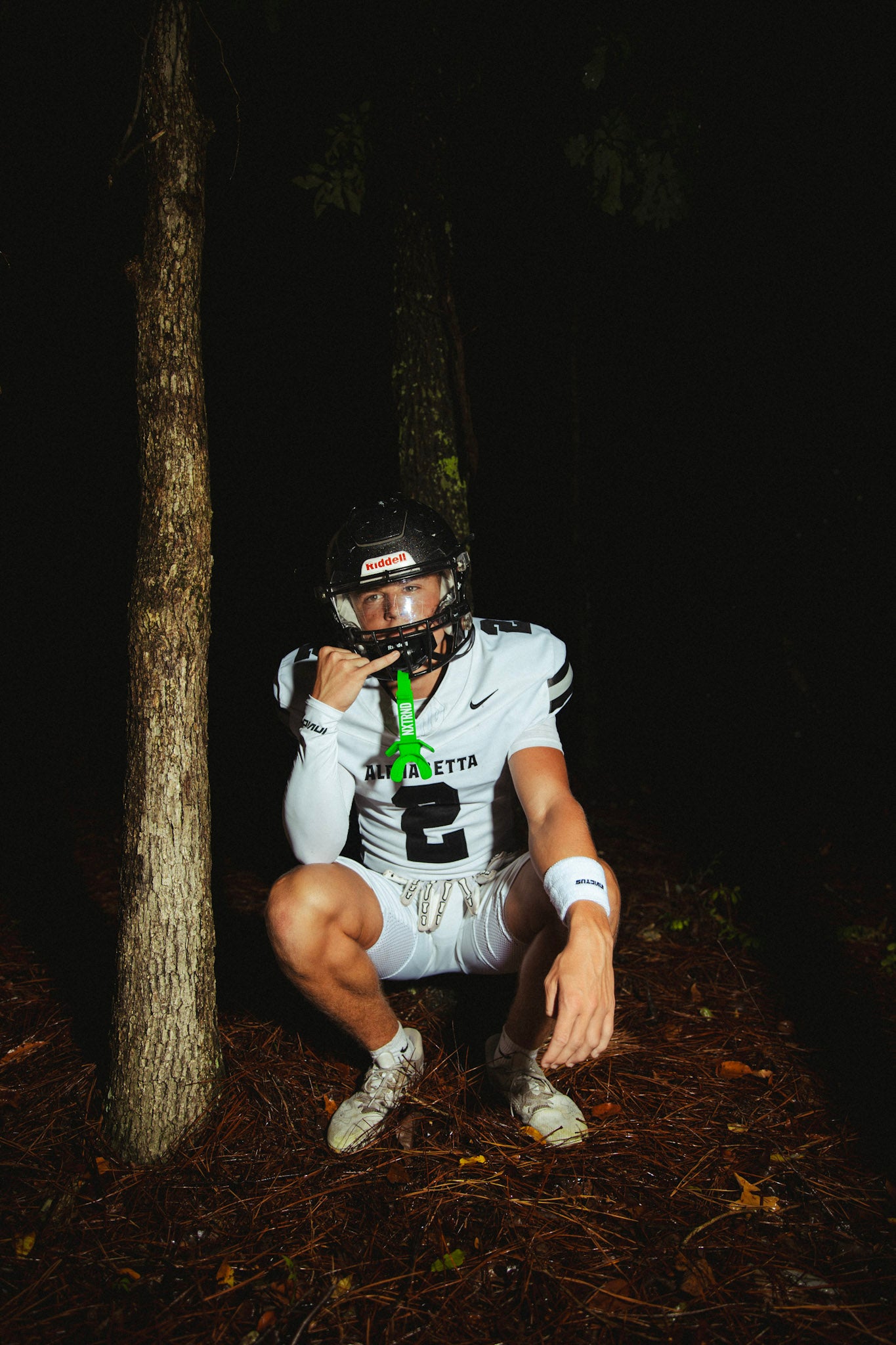 White Invictus Arm Sports Sleeve
