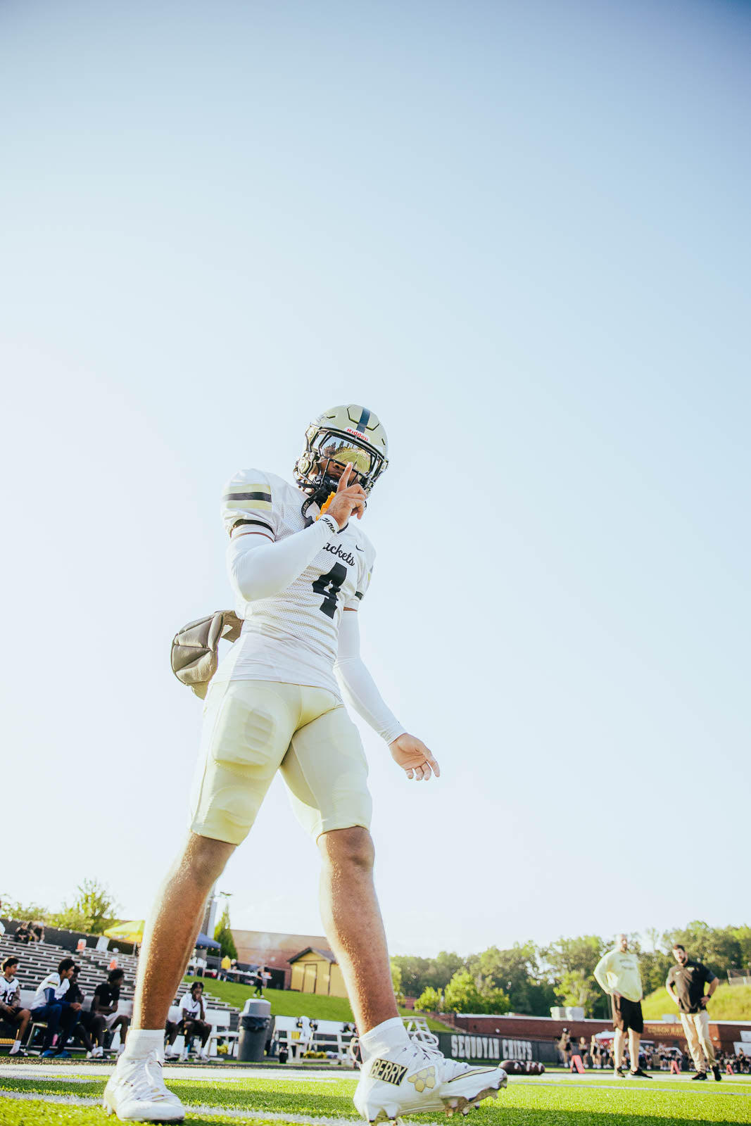 White Invictus Arm Sports Sleeve