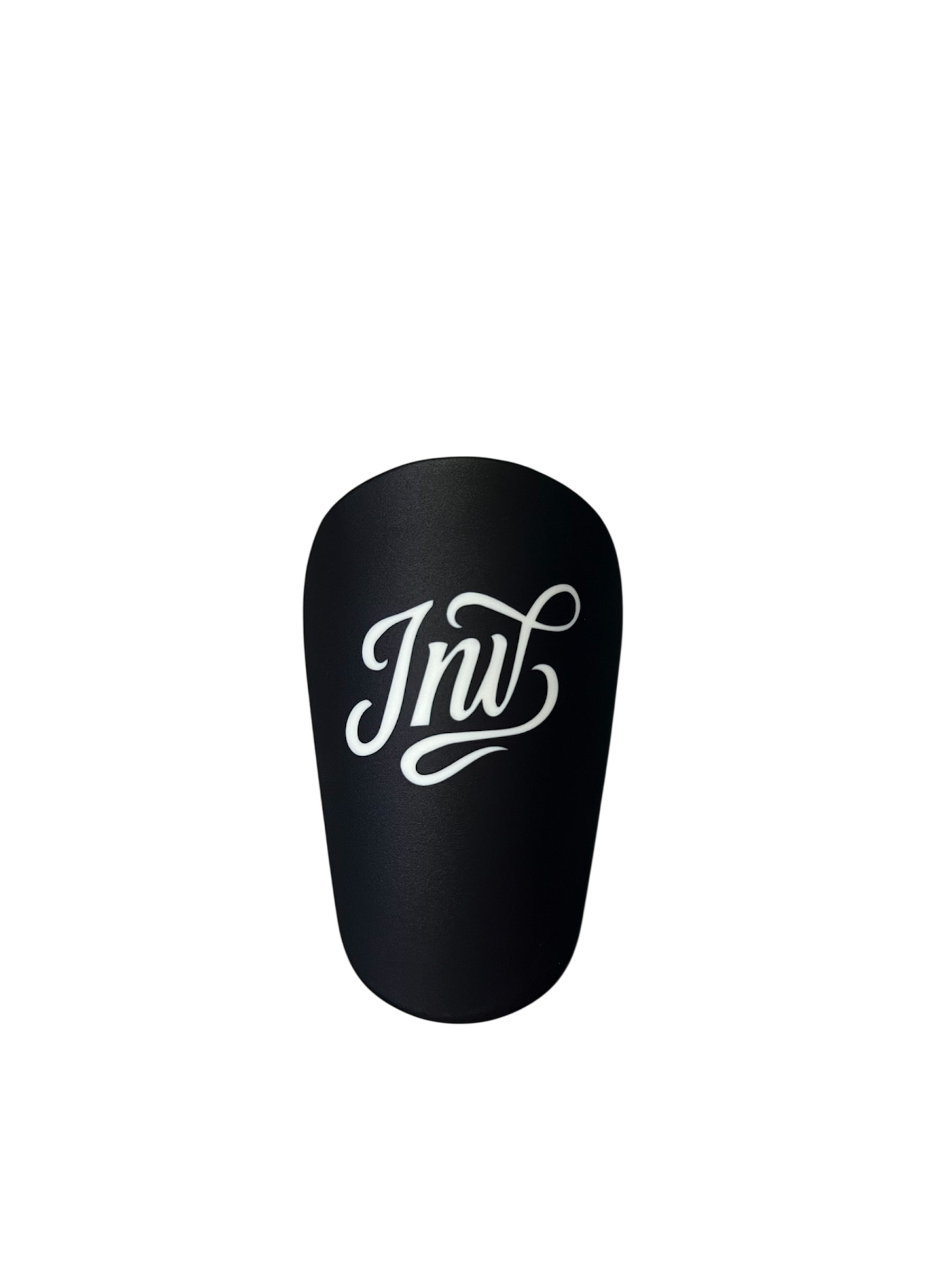 Black Invictus Logo Mini Shin Guards