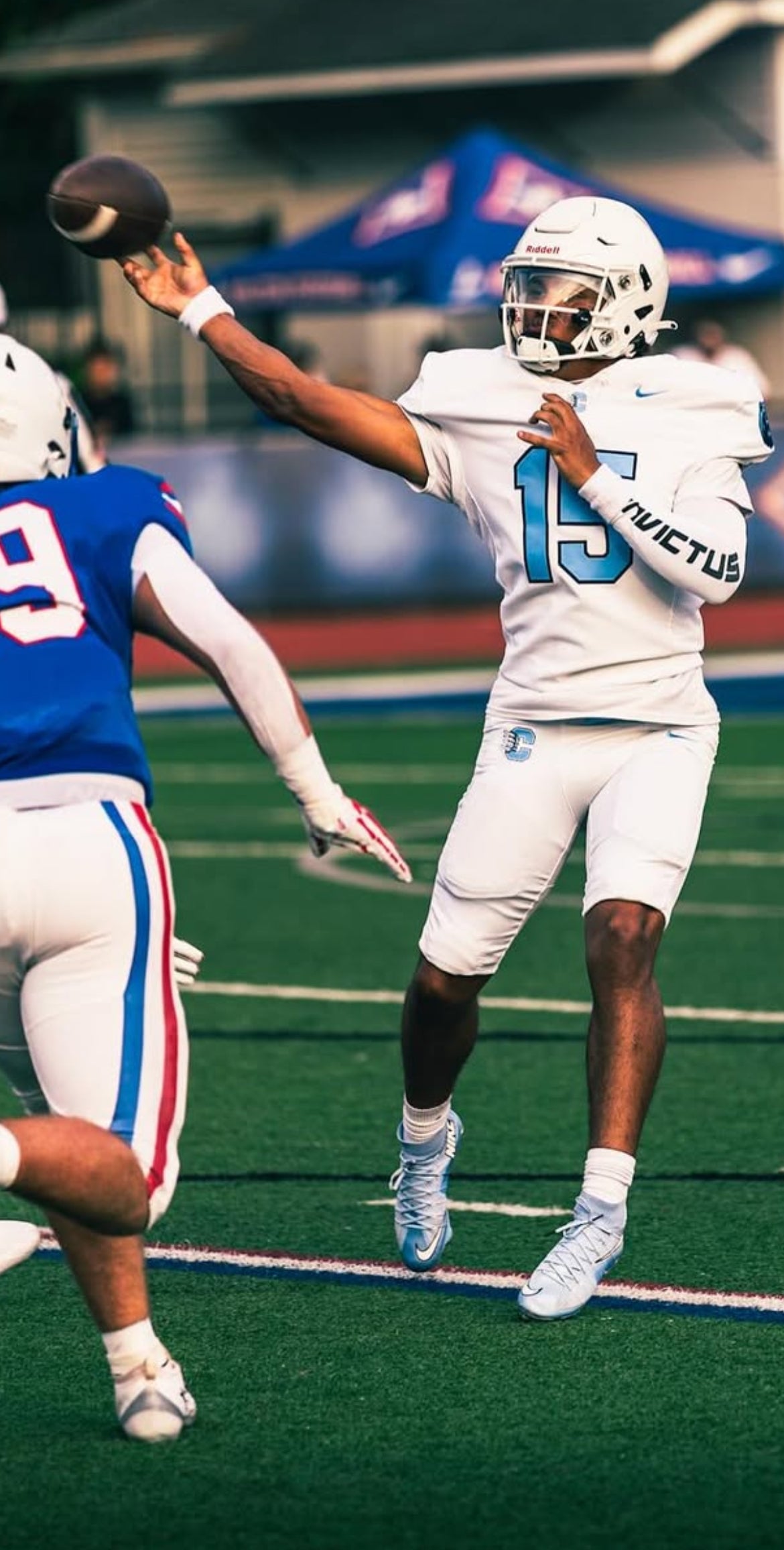 White Big Logo Invictus Sports Arm Sleeve