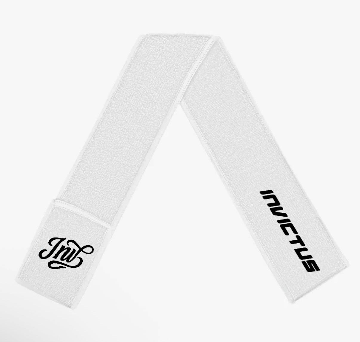 WHITE INVICTUS SPORTS STREAMER TOWEL